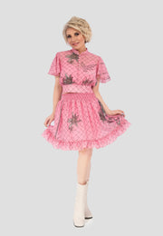 Design Edelweiss Rosa Short Skirt