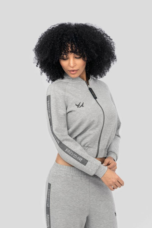 Origami Birds Bomber-Sweatjacke