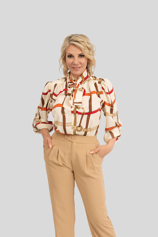 Premium Seidenbluse