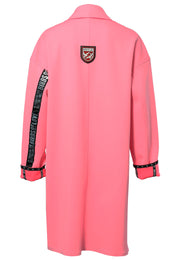Trend Mantel im Oversized-Style pink