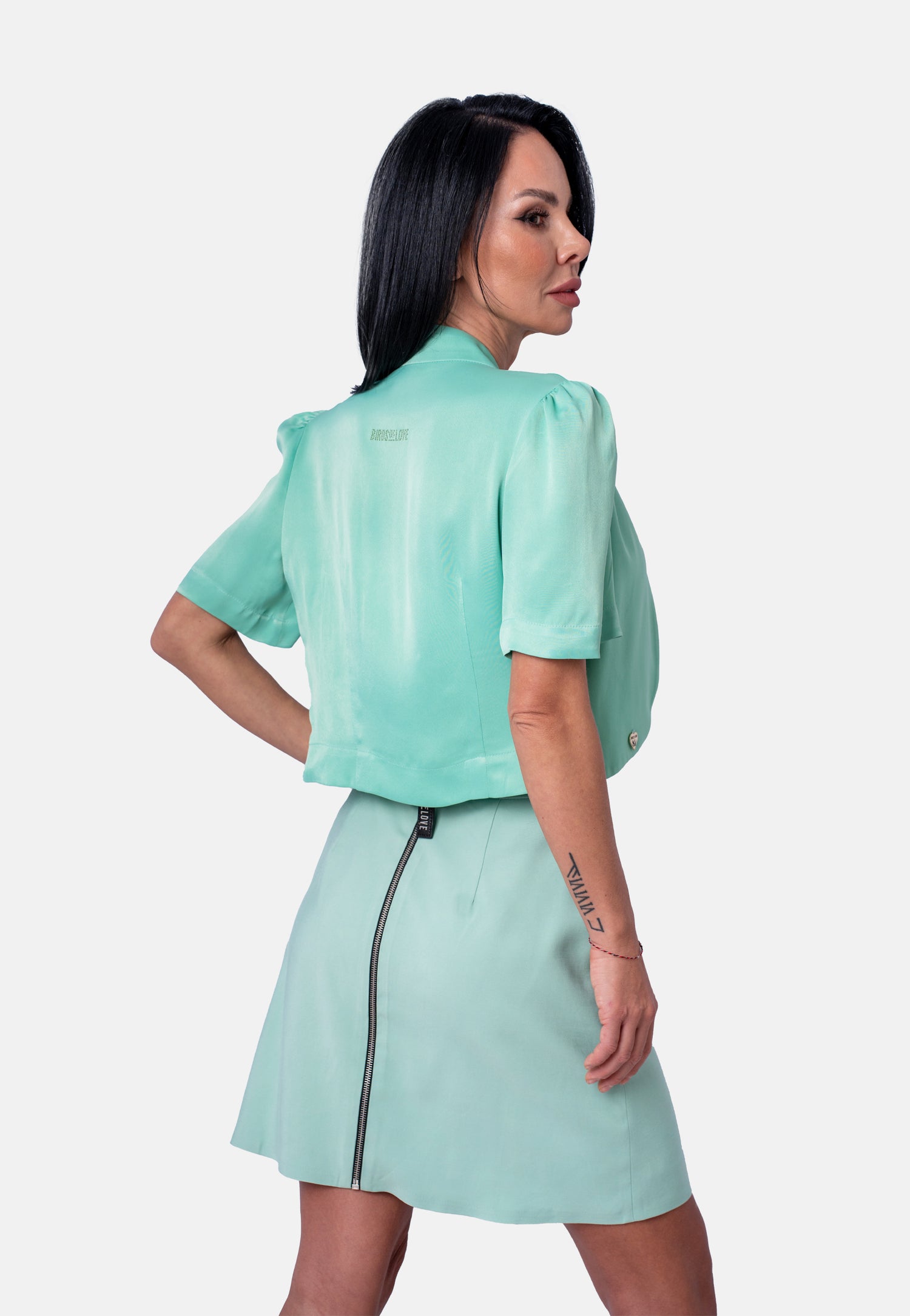 Kurzblazer in Mintgrün | Jardin by Birds of Love