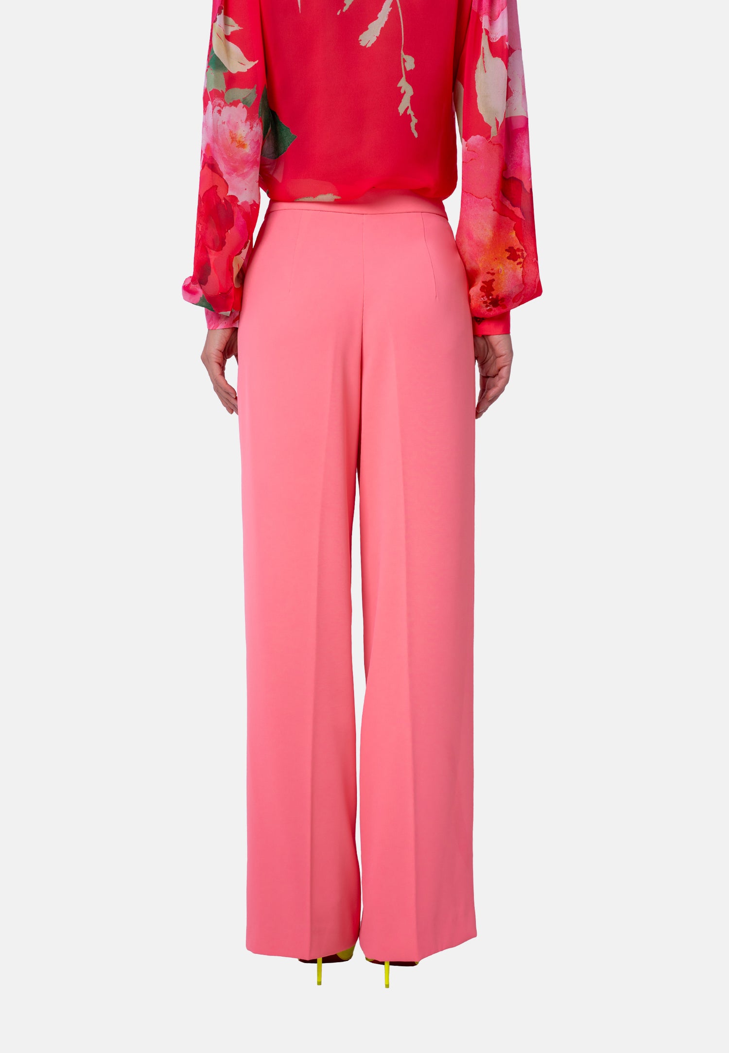 Weite Stoffhose in Coral – Sommerhose für Damen| Jardin by Birds of Love