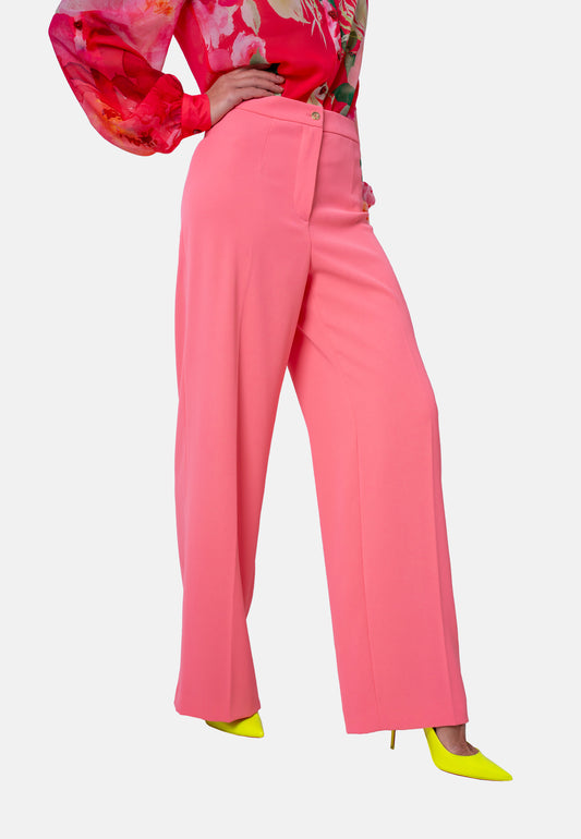 Weite Stoffhose in Coral – Sommerhose für Damen| Jardin by Birds of Love