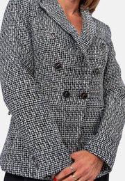 Tweed fitted blazer