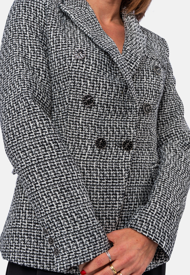 Tweed fitted blazer