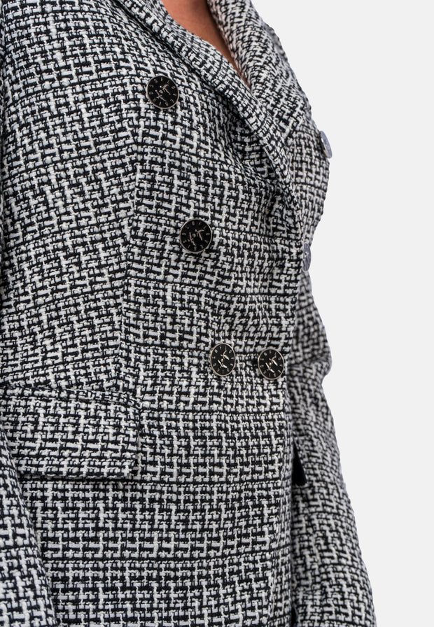 Tweed fitted blazer