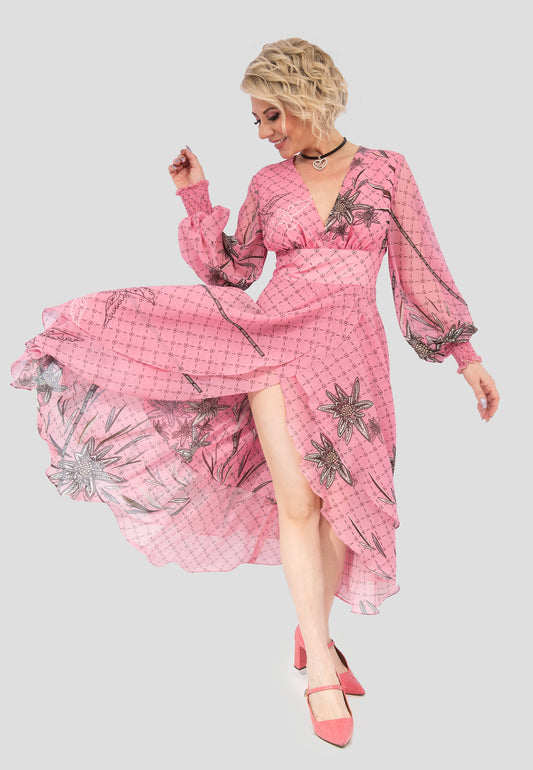 MAXI DRESS - Freizeitkleid „Edelweiss Paradise"