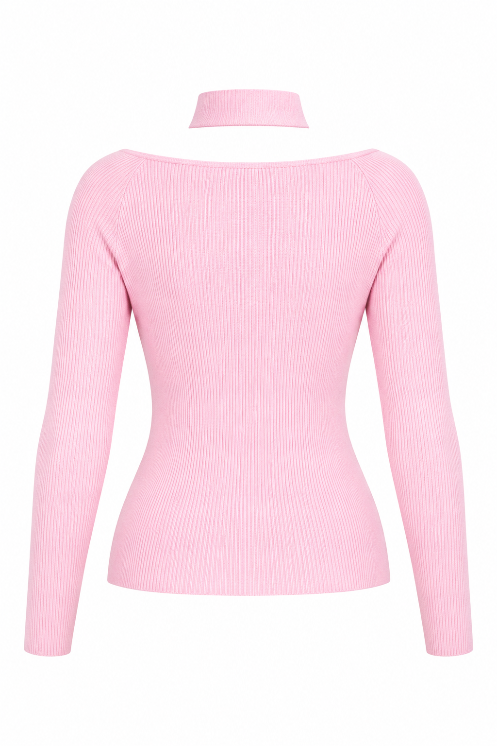 Langarm Strickpullover CUT OUT