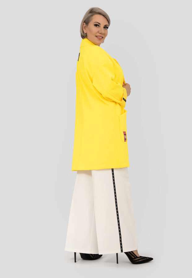 Trend Mantel Damen gelb