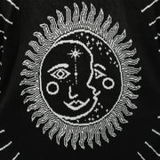 CARDIGAN "MOON & SUN"